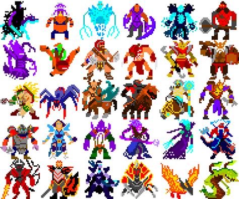 pixel art dota